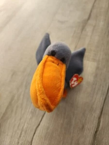 ORIGINAL TY VR SCOOP THE PELICAN BEANIE BABY GOOD CONDITION W/ ERRORS TAG - Picture 1 of 7