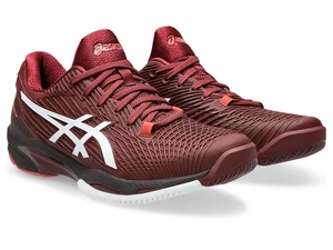 ASICS Solution Speed FF 2 Tennis Shoe Antique Red/White, Size 11 - Picture 1 of 8