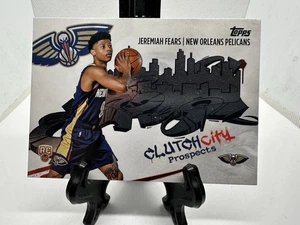 2025-26 Topps Jeremiah Fears Clutch City Prospects Rookie Card #CC-7 - Pelicans - Bild 1 von 2