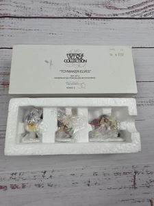New Dept 56 Heritage Village Set of 3 "Toymaker Elves" #5602-2 - Picture 1 of 8