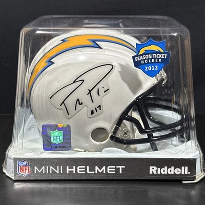 SAN DIEGO CHARGERS 2012  Season Ticket Holder Riddell Mini Helmet NFL - Image 1 of 4