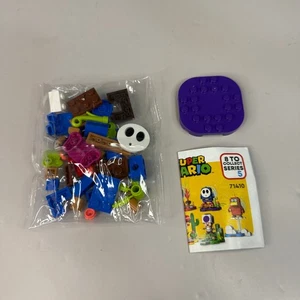 Lego Super Mario: Blue Shy Guy Figure #71410 Minifigure New - Picture 1 of 1