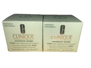 Clinique Moisture Surge 100H idratante auto-ricostituente 1,0 once nuovo con scatola 2 confezioni - Foto 1 di 8