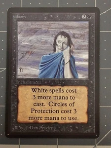 MTG ⭐ Beta Edition ⭐ Gloom ⭐ Vintage Legacy ⭐ NM - Bild 1 von 2