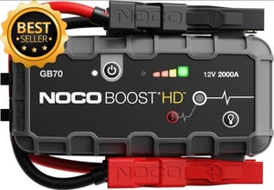 Genuine NOCO GB70 Boost HD 2000A Lithium Jump Starter EXPRESS SHIPPING - Picture 1 of 8