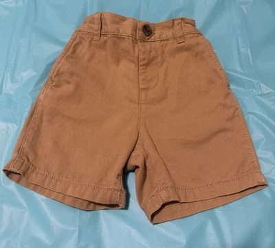 Pantalones Cortos Ajustables The Childrens Place 18-24 Meses Bebé Niño Caqui Carga Foto 1 de 3