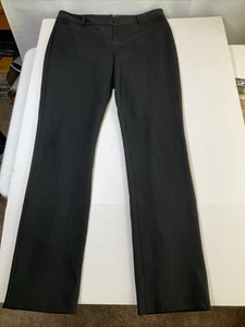 Express Columnist Dress Pant Women's Stretch Black Size-8L #0199 - Picture 1 of 18
