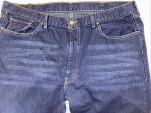 Levi's 559 Men’s Relaxed Straight Fit Jeans 42x32 Dark Wash Preowned Great - Picture 1 of 8