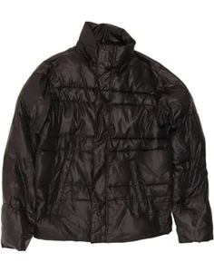 KAPPA Mens Padded Jacket UK 38 Medium Black Polyester EA55 - Picture 1 of 5