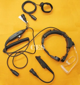 Micrófono de garganta VOX de alta resistencia para radio Motorola GP328 GP340 GP360 HT750 HT1250 - Imagen 1 de 1