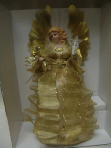 CHRISTMAS FIBER OPTIC ANGEL 12" TALL W/ORIGINAL BOX MUST HAVE - Picture 1 of 4
