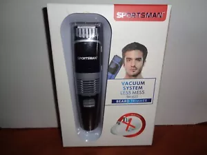 Sportsman Cordless Vacuum Beard Trimmer with 18 Length Settings - Picture 1 of 3