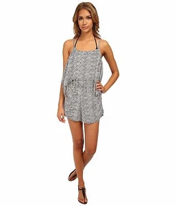 NWT Volcom Swimsuit Bikini Cover Up Romper Size S WHT - Picture 1 of 2