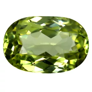Granato Mali 1,04 ct favoloso taglio ovale (7 x 5 mm) giallo verde (non riscaldato) - Foto 1 di 2