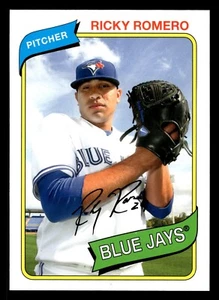 Tarjeta de béisbol Ricky Romero ⚾ 2012 Topps Archives #103 Toronto Blue Jays - Imagen 1 de 2