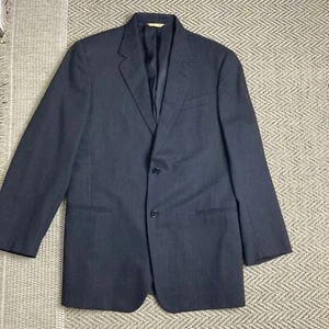 Donna Karan Signature Blazer Suit Jacket Gray Wool Mens 40R Made in Italy - Picture 1 of 15