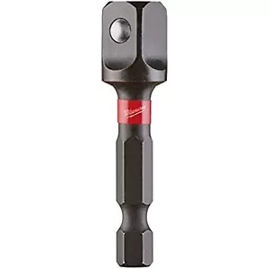 Milwaukee Shockwave Square 3/8 in. X 2 in. L Socket Adapter Steel 48-32-5031 - Picture 1 of 1