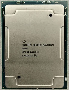 Original Intel Xeon Platinum 8160 CPU 33M Cache 2.10GHz 24-cores 150W LGA3647 - Picture 1 of 2