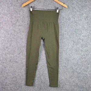 Cotton On Leggings Pants Womens Small Green Activewear Gym Fitness 5202 - Picture 1 of 14