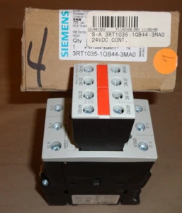SIEMENS 3RT1035-1QB44-3MA0 CONTACTOR 3RT10351QB443MA0 STARTER 3 POLE NEW - Picture 1 of 7