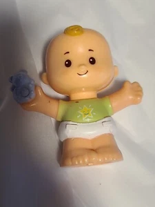 Fisher Price Little People Baby Junge Mädchen Kleinkind Figur mit Rassel Stern Shirt b2 - Bild 1 von 6