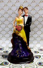 Romantic Love Couple Resin Statue Multicolour for Home Decor & Valentine Day