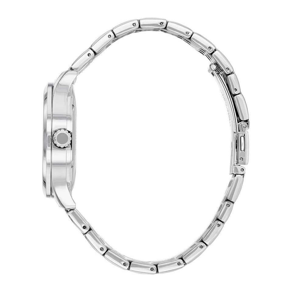 Citizen NH8350-59L 40mm Silver Stainless Steel Case with Silver Stainless Steel and Blue Dial Strap Men's Wristwatch