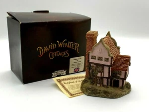 Retro 1985 DAVID WINTER Ornamental Ceramic Cottages "Suffolk House" Boxed - Picture 1 of 8