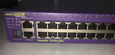 Extreme Networks Summit X440-48p 48-Port POE Switch 16506 - Image 1 of 4
