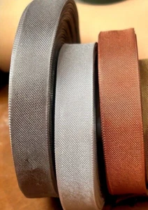 Costura encuadernación rayón 1/2" cinta borde tejido 5yds EE. UU. surtido - Imagen 1 de 14