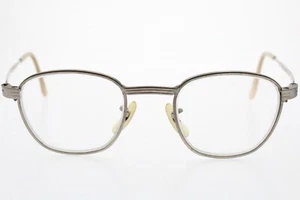 VTG Bausch & Lomb Silver Metal Safety Glasses 48/22 mm Glass Lenses - Picture 1 of 9