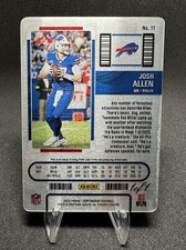 JOSH ALLEN 1/1 🔥 - 2022 Contenders 1-of-1 PRINTING PLATE #11 Buffalo Bills!