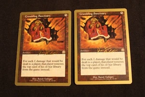 Crumbling Sanctuary x2 2000 Brussels World Championship Light-Med. Play MTG - Bild 1 von 2