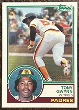 1983 Topps Tony Gwynn #482 Rookie Card RC Near Mint +