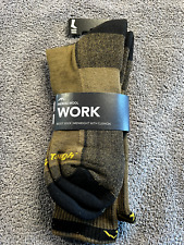 Darn Tough 2001 Timber Merino Wool WORK Boot sock's SIZE L Midweight