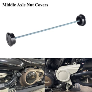 Aluminum Middle Axle Nut Covers Set For Harley Sportster S 1250 RH1250S 2021-24 - Picture 1 of 10