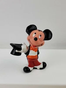 Disney Applause Mickey Mouse Magician Tuxedo Top Hat PVC Figure Cake Topper 1.5" - Picture 1 of 7