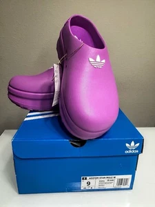 🔥Adidas Adifom STAN SMITH Mule Womens Clog Purple Slip On IF6941 NEW- Size 9🔥 - Picture 1 of 7