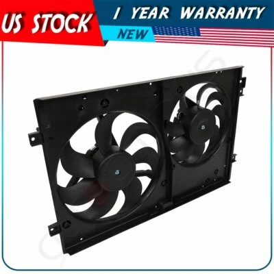 Conjunto de ventilador condensador radiador para Volkswagen Golf 1999 2000 2001 2002-2006 Foto 1 de 4