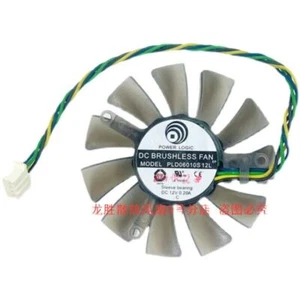 Power Logic PLD06010S12L Graphics card Fan DC12V 0.2A 4-Pin Pitch 43X39X32MM - Picture 1 of 1