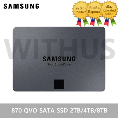 SAMSUNG 870 QVO SATA SSD 2TB/4TB/8TB Read 530MB/s Write Reliable - Tracking - Image 1 of 4