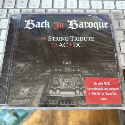 BACK IN BAROQUE THE STRING TRIBUTE TO AC DC CD NEW SEALED HYPER STICKER  2003 - Imagem 1 de 4