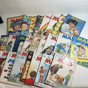 Vintage 70s Lot of 29 Mad Magazine 1971-1979 Jaws, Star Wars, Special Editions As-is - Bild 1 von 18