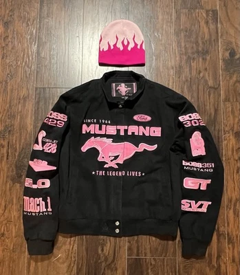 Official Licensed Ford Mustang Women’s Size XL Jacket By JH Design Group Racing - Image 1 of 4