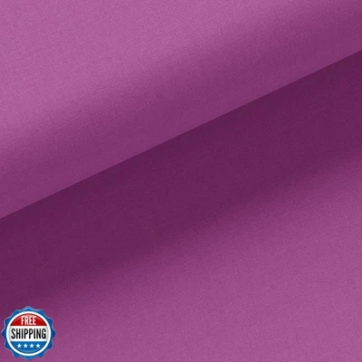 Connecting Threads 3 Yard Cut 100% American-Grown Cotton Purple Quilting Fabr - Image 1 of 3