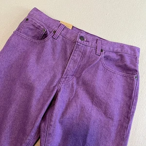 Jeans Levi's 501 corte original púrpura para hombre talla 30x30 nuevos con etiquetas - Imagen 1 de 10
