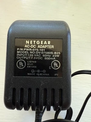 Genuine AC Adapter Netgear DV-07580S-B25 - Image 1 of 3