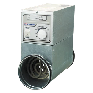 Vents registro de poscalentamiento 1,8 kW Ø125 calefacción sistema de ventilación calefacción de tuberías ventilación - Imagen 1 de 3