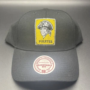 Pittsburgh Pirates Mitchell & Ness Adj Fit Throwback Logo Mütze MLB neu mit Etikett Einheitsgröße - Bild 1 von 5