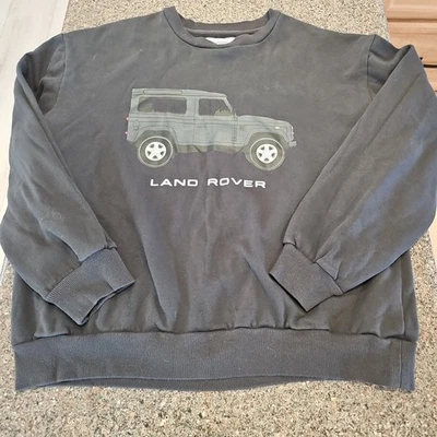 Land Rover Sweatshirt Mens Large PacSun Dark Gray  Crewneck Pullover - Image 1 of 4